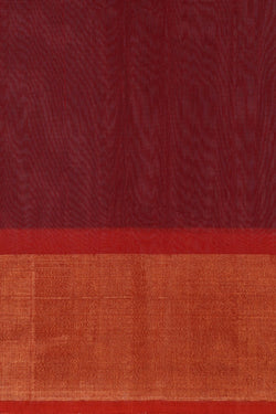 Image of Ikat Cotton-Silk Black Saree
