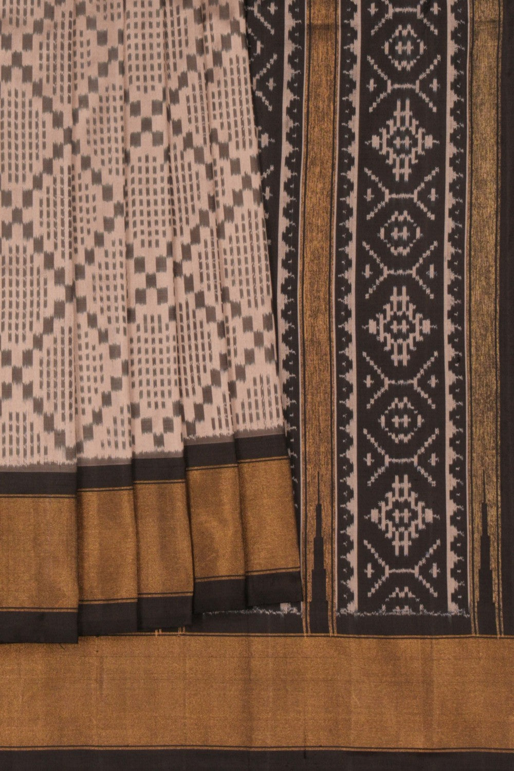 Image of Pochampally Ikat Silk Saree