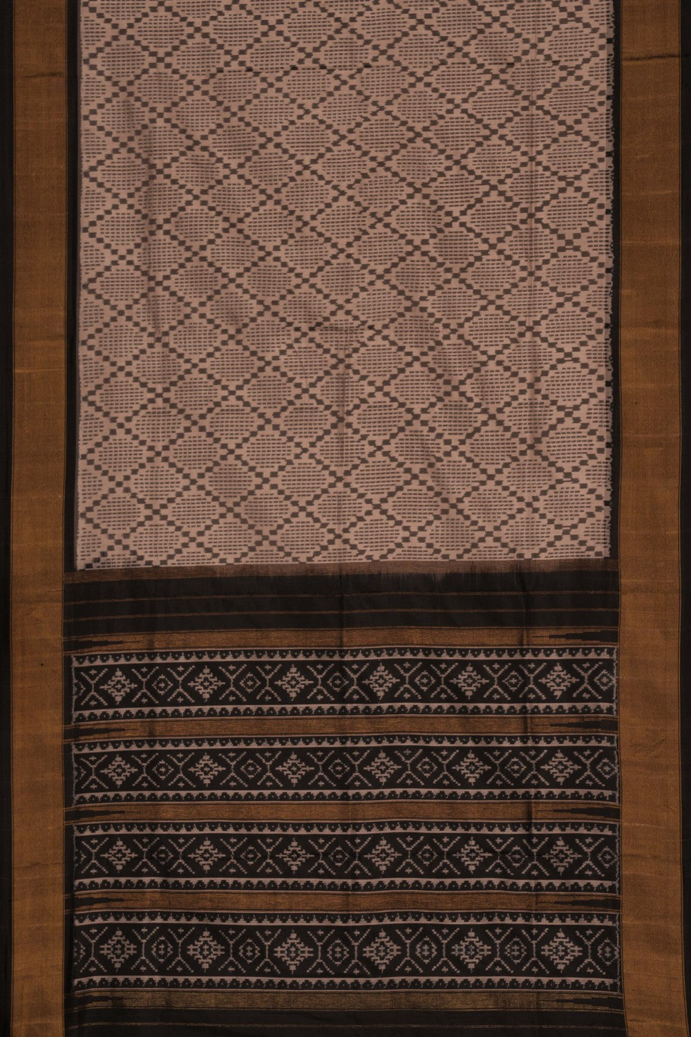 Image of Pochampally Ikat Silk Saree
