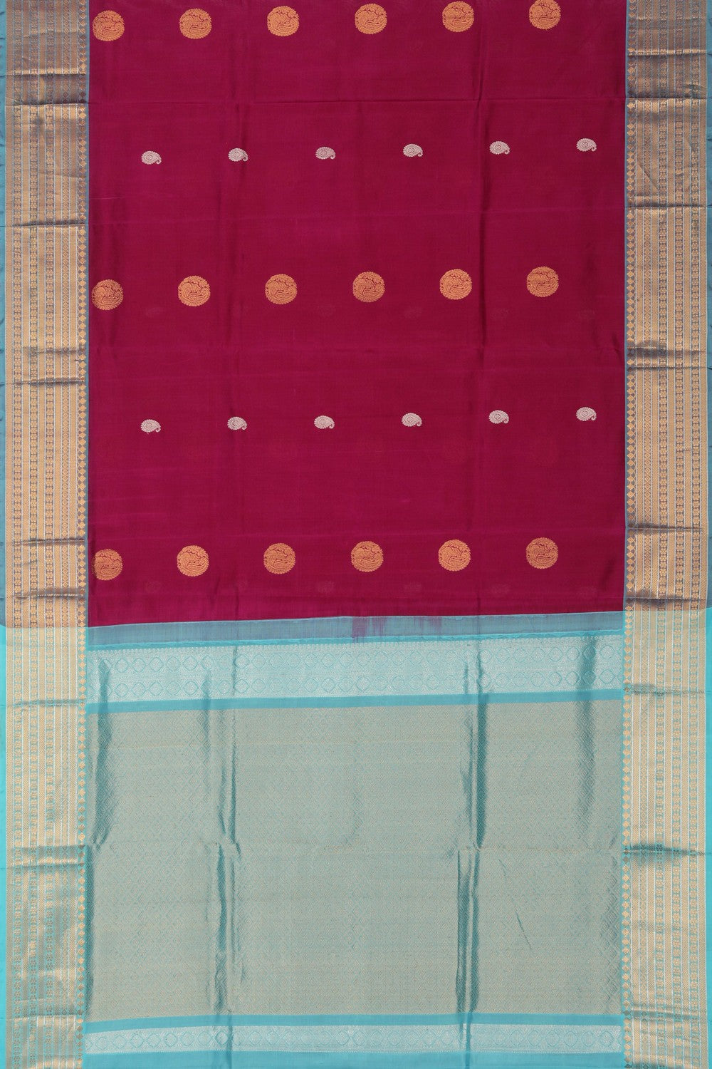 Image of Kuppadam Violet Saree