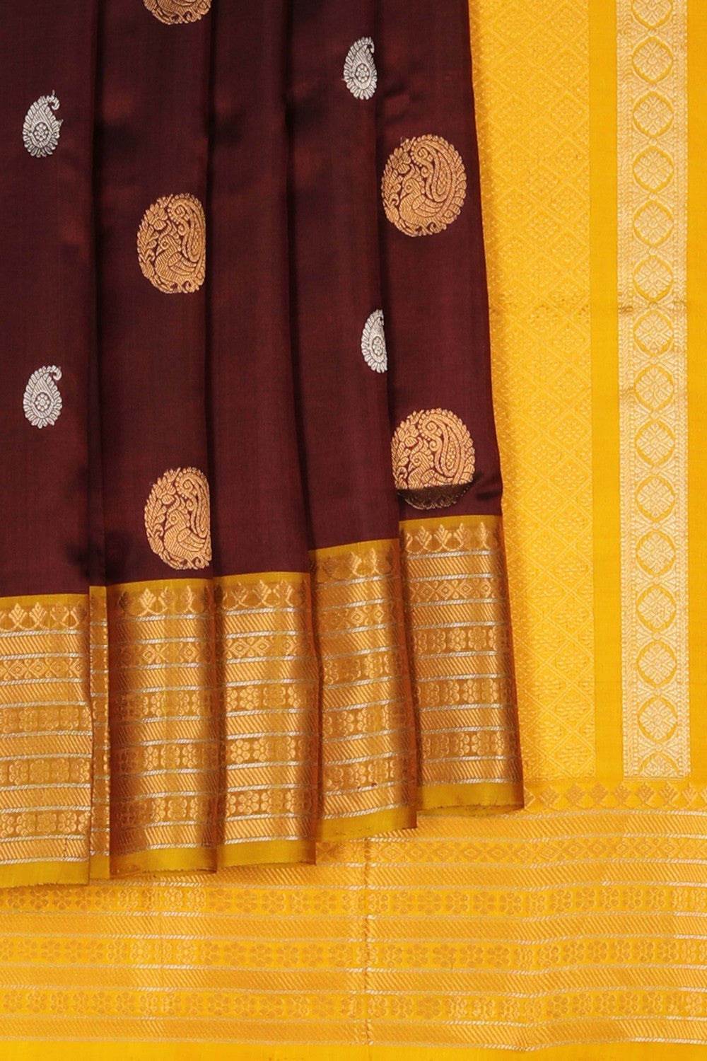 Image of Kuppadam Maroon Saree