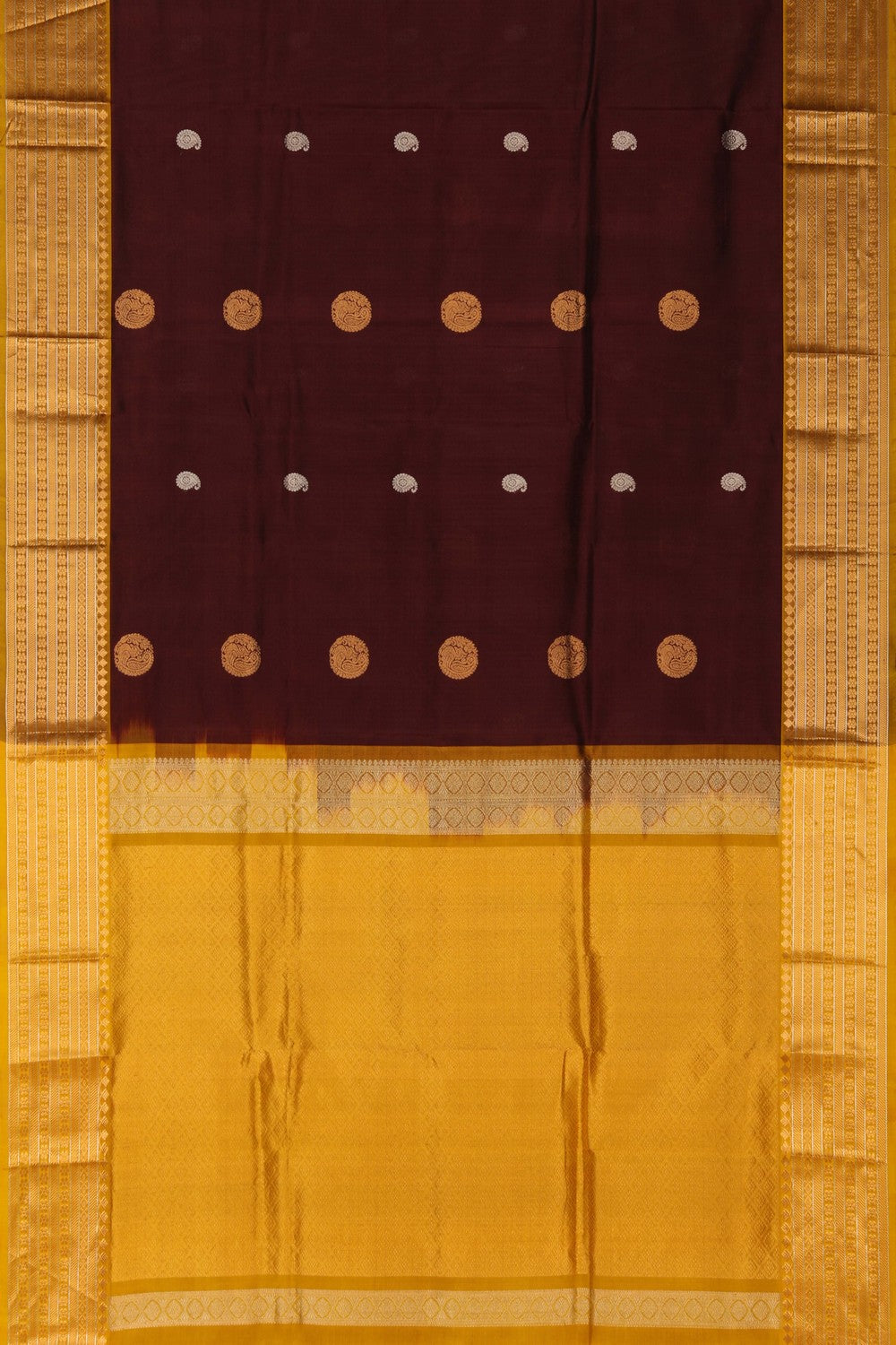 Image of Kuppadam Maroon Saree