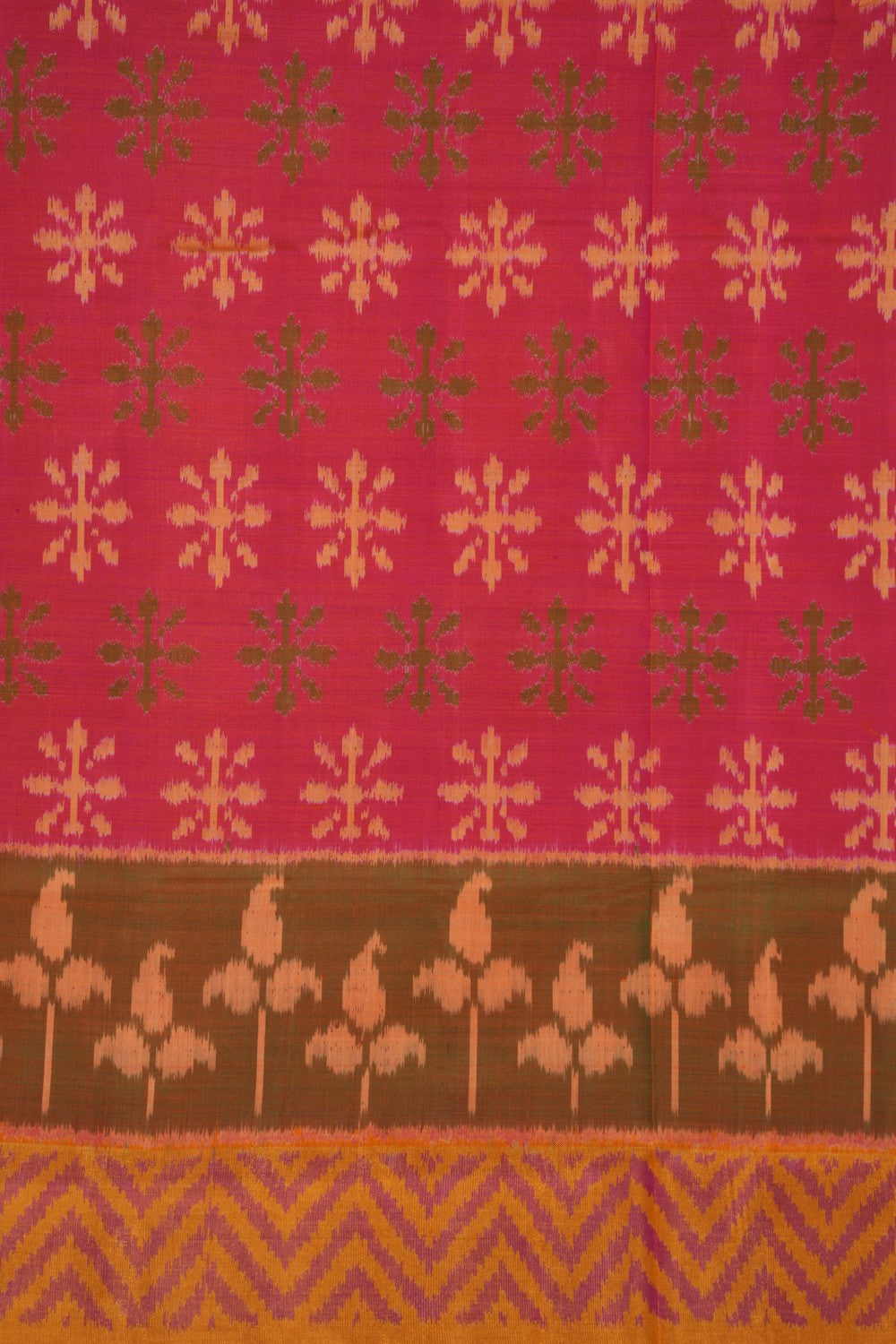 Image of Rajkot Patola Pink Saree