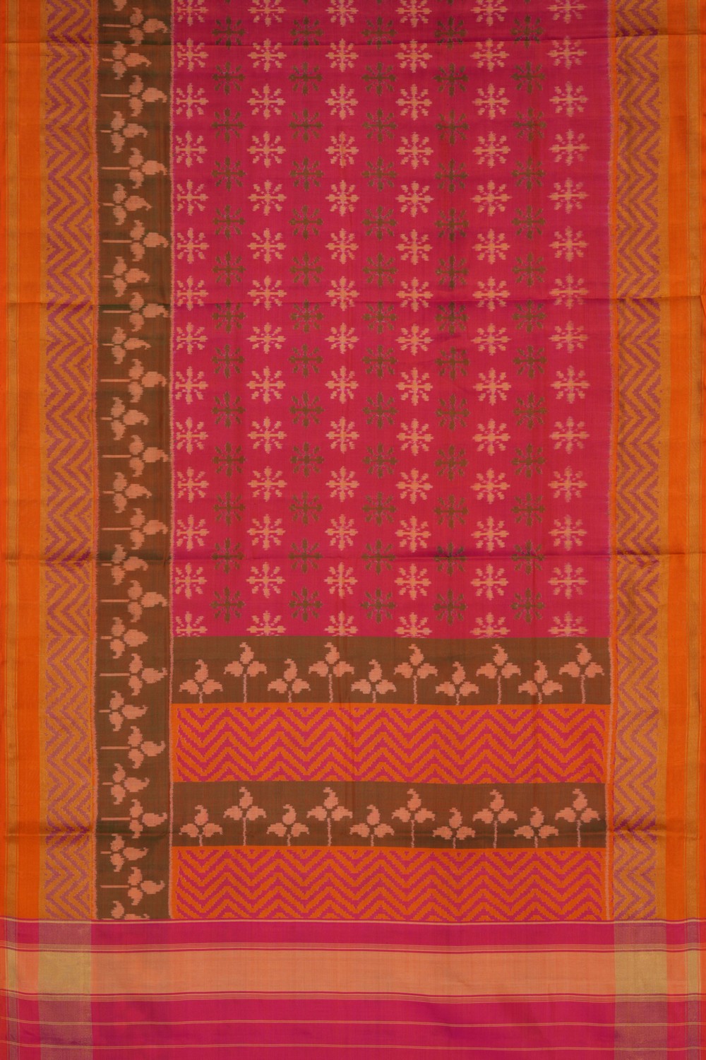 Image of Rajkot Patola Pink Saree