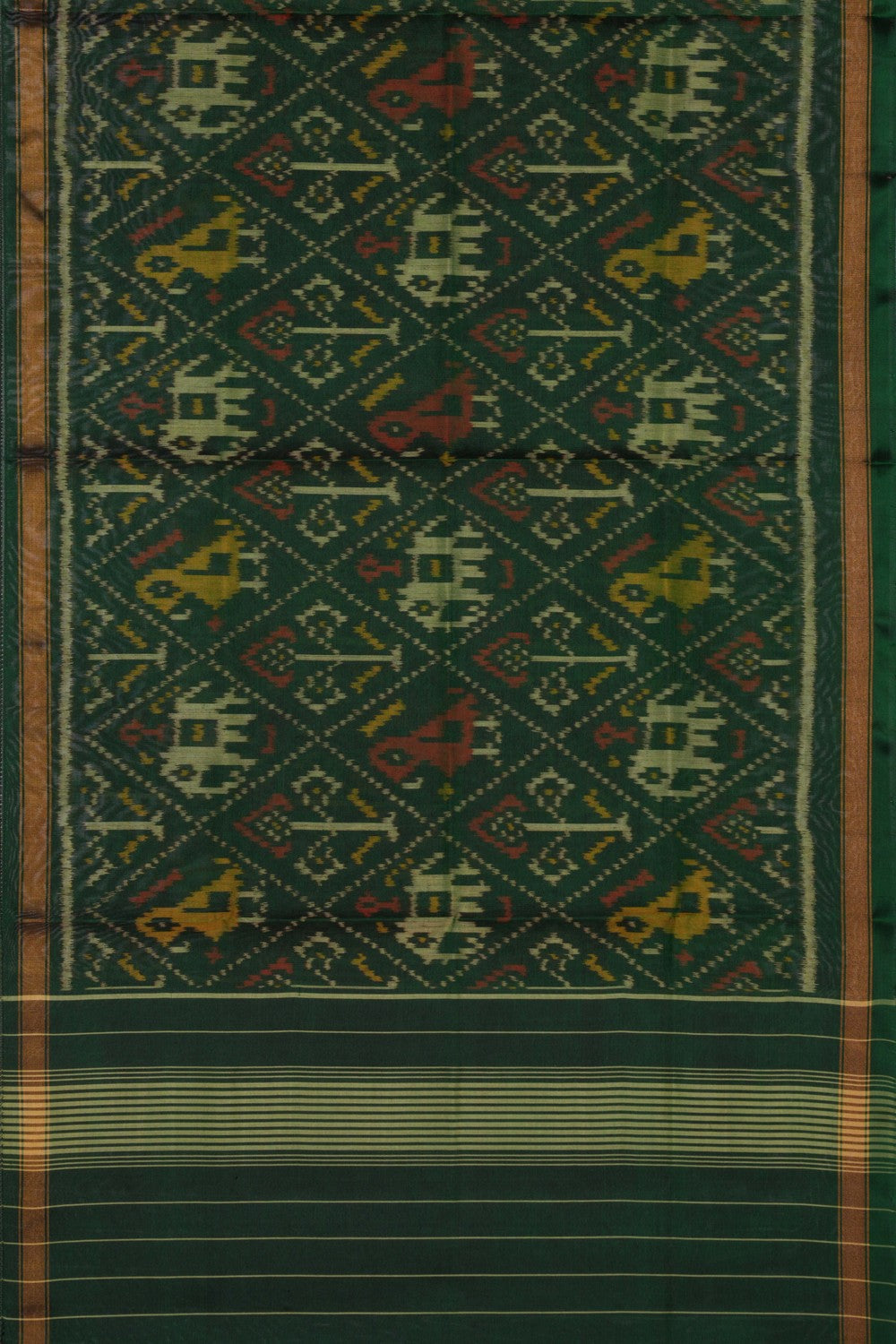 Rajkot Silk Green Stole