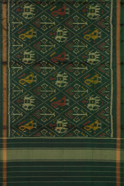Image of Rajkot Silk Green Stole