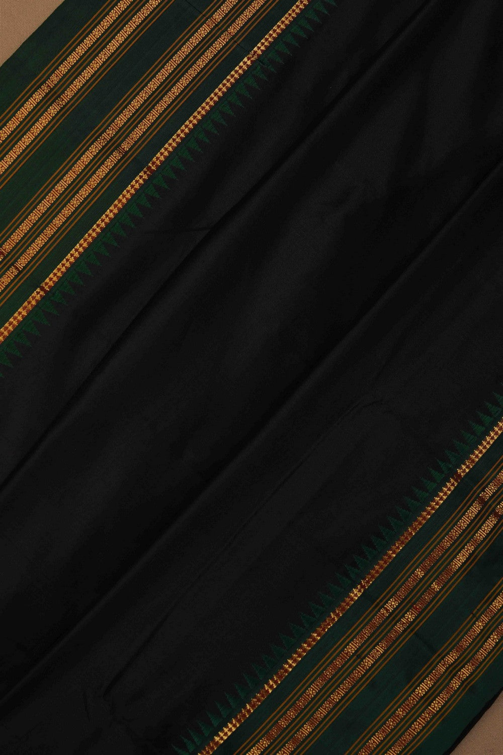 Narayanpet Silk Black Saree