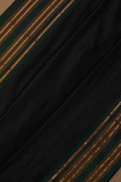 Image of Narayanpet Silk Black Saree