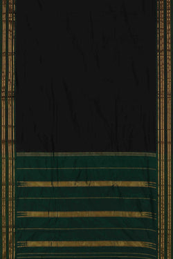 Image of Narayanpet Silk Black Saree