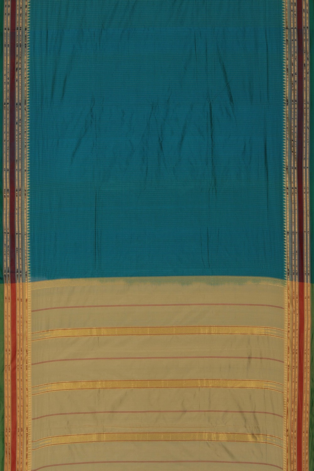 Narayanpet Silk Blue Saree