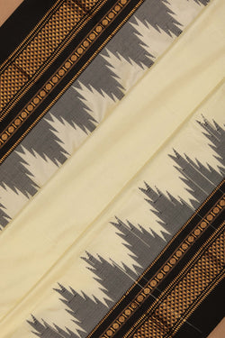 Image of Narayanpet Silk White Saree
