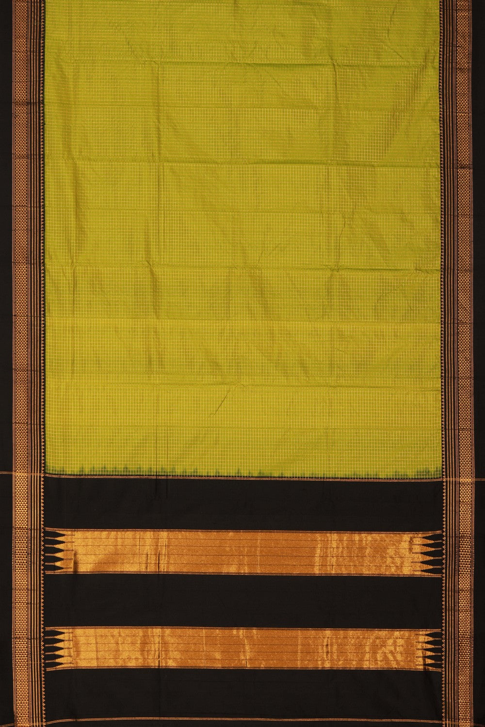 Narayanpet Silk Green Saree
