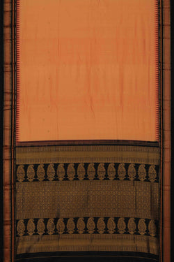 Image of Narayanpet Silk Peach Saree