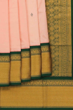 Image of Narayanpet Silk Pink Saree