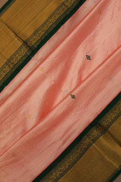 Image of Narayanpet Silk Pink Saree
