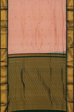 Image of Narayanpet Silk Pink Saree