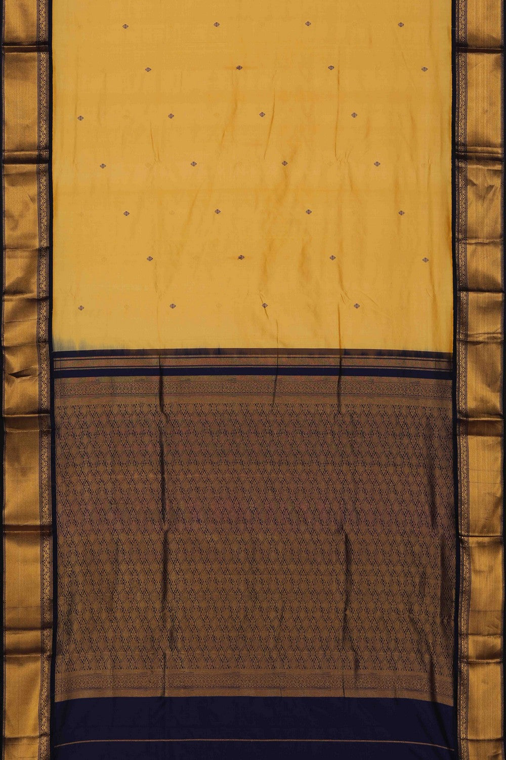 Narayanpet Silk Mustard Saree