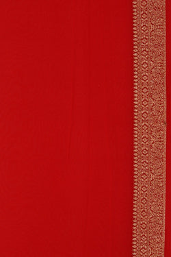 Image of Banarasi Georgette Pink Saree