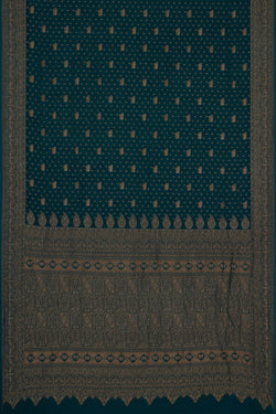 Image of Banarasi Georgette Teal Green Saree