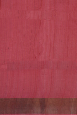 Image of A Floral Printed Tussar Saree