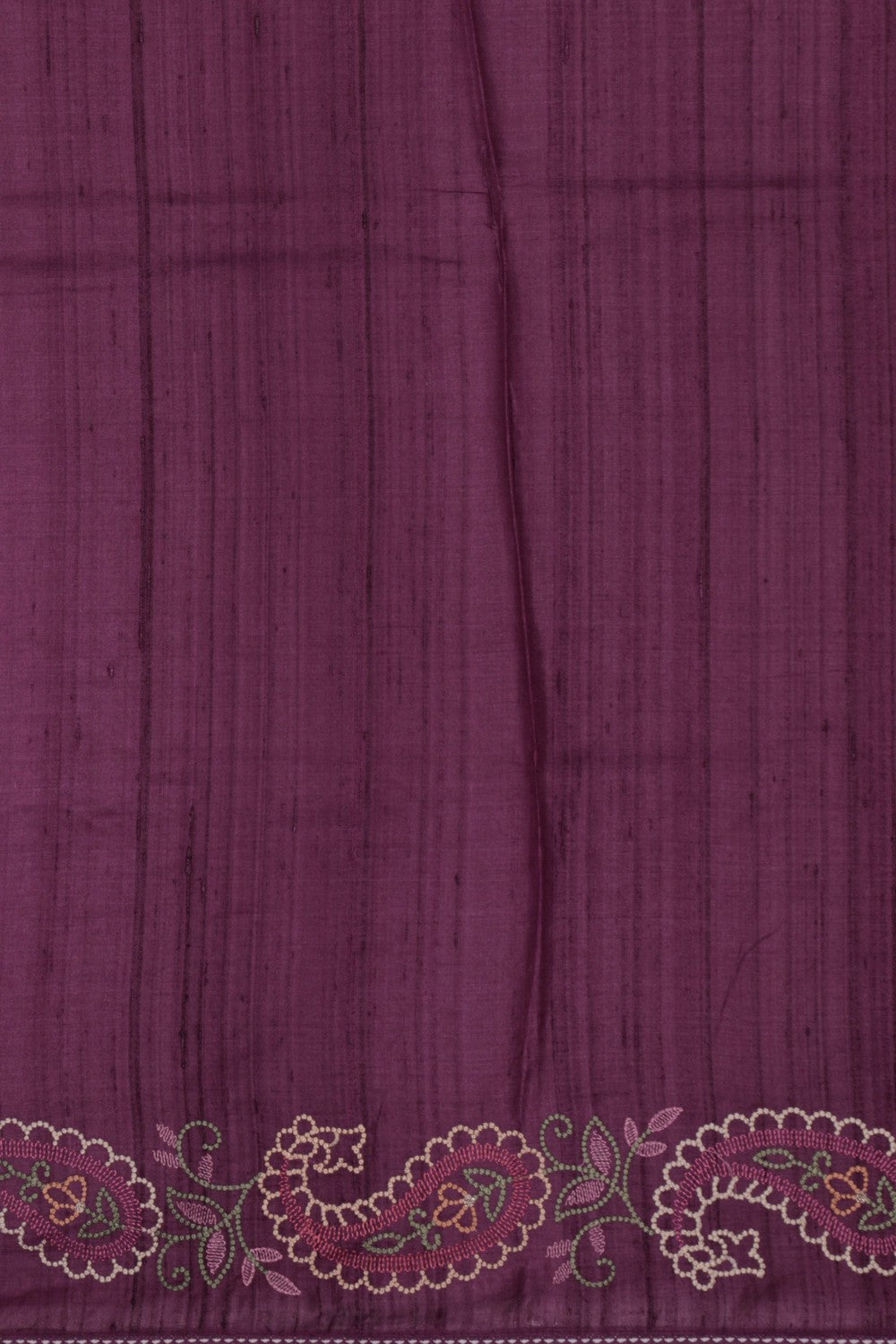 Embroidered Tussar Saree