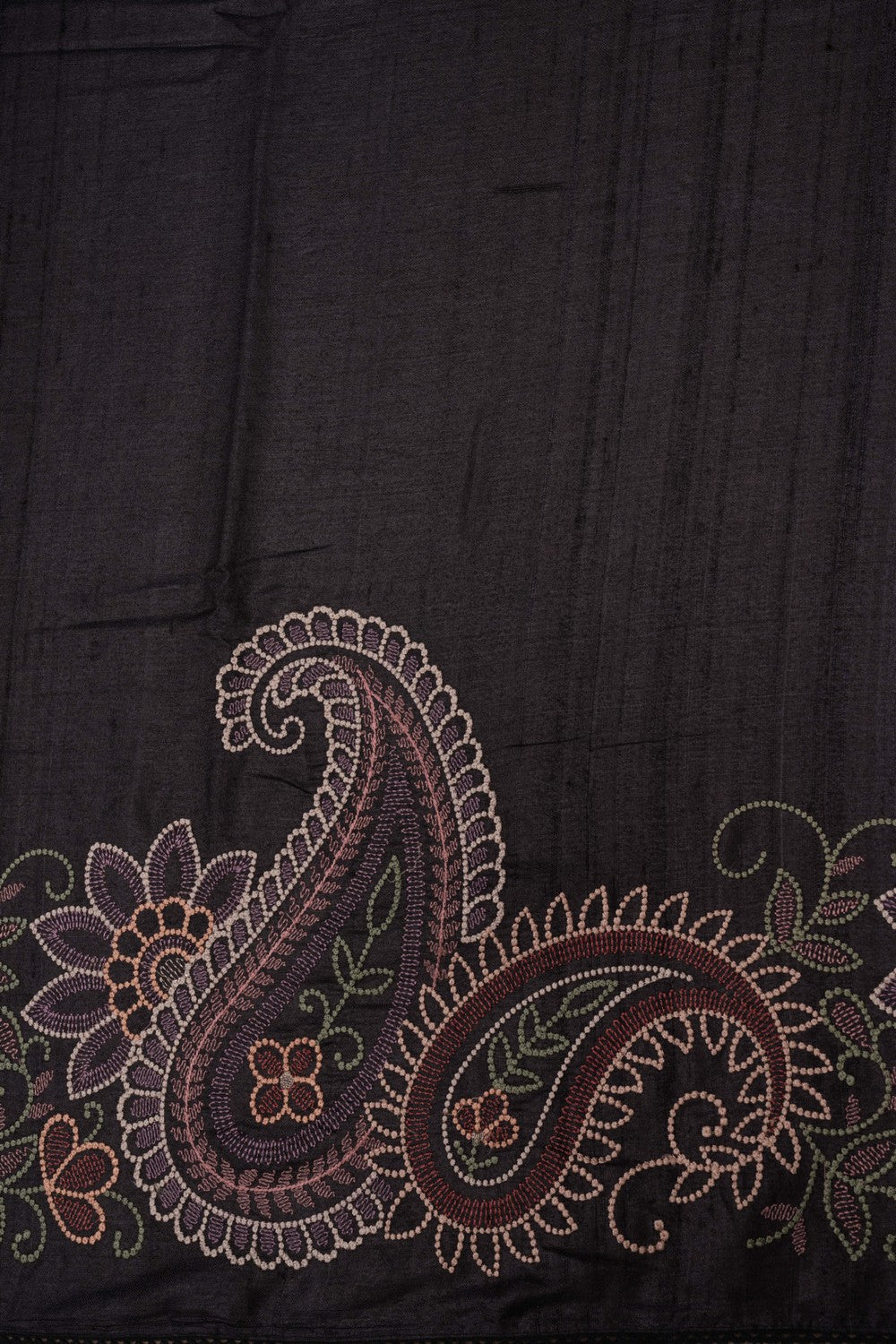 Embroidered Tussar Saree