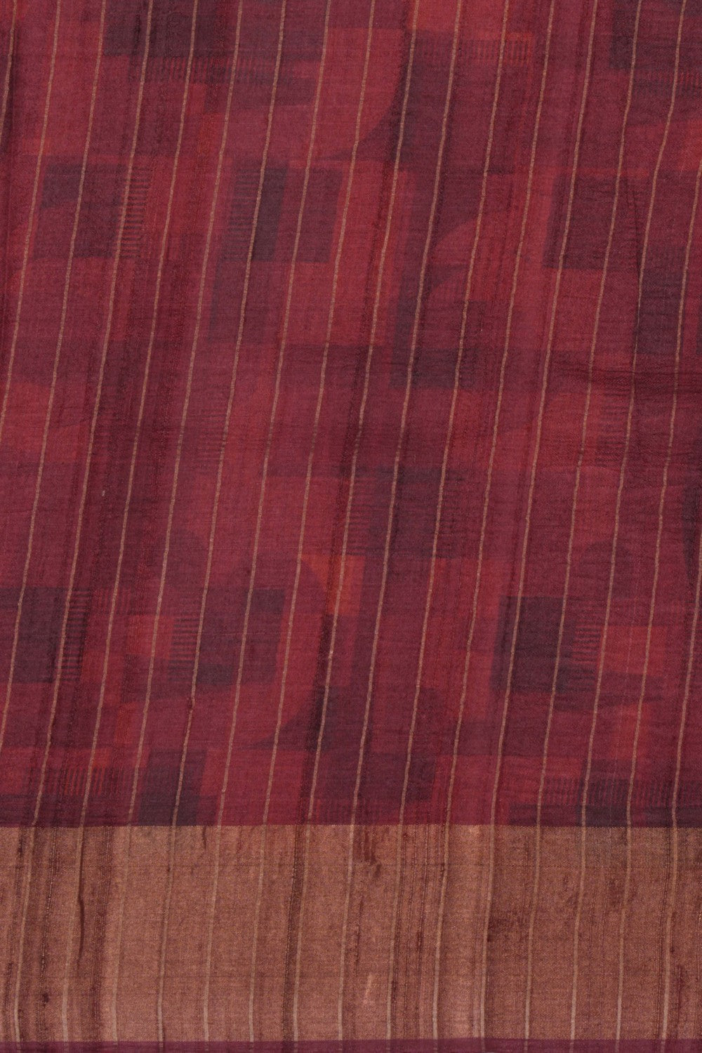 Image of Aesthetic Printed Tussar Saree