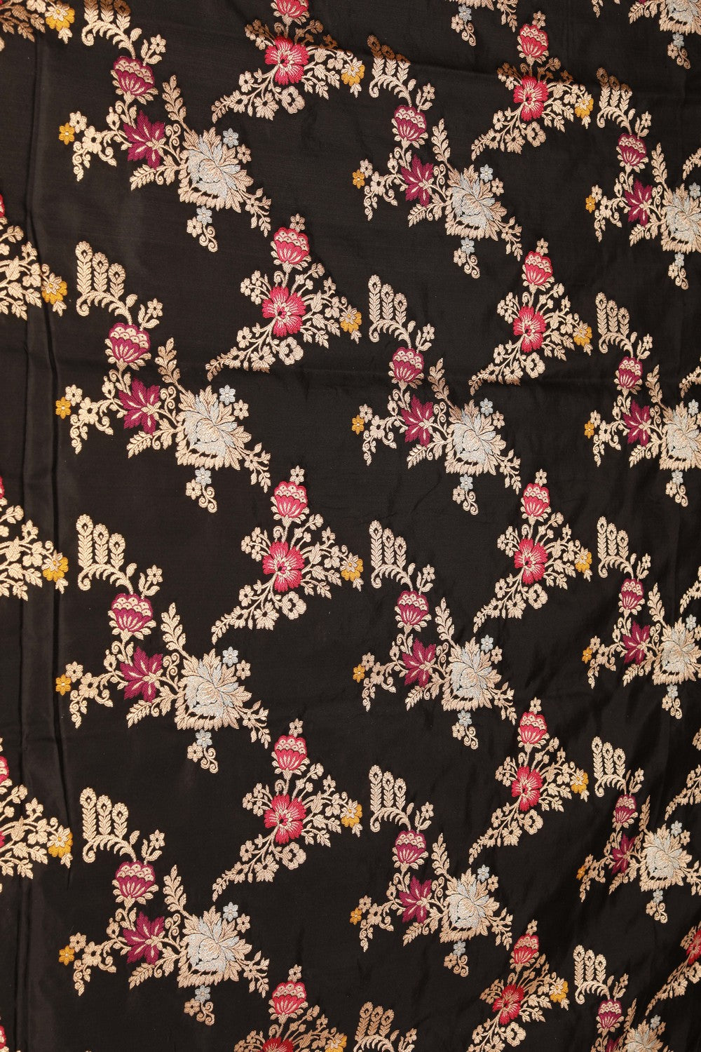 Banarasi Katan Silk Black Saree
