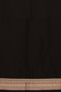 Image of Banarasi Katan Silk Black Saree