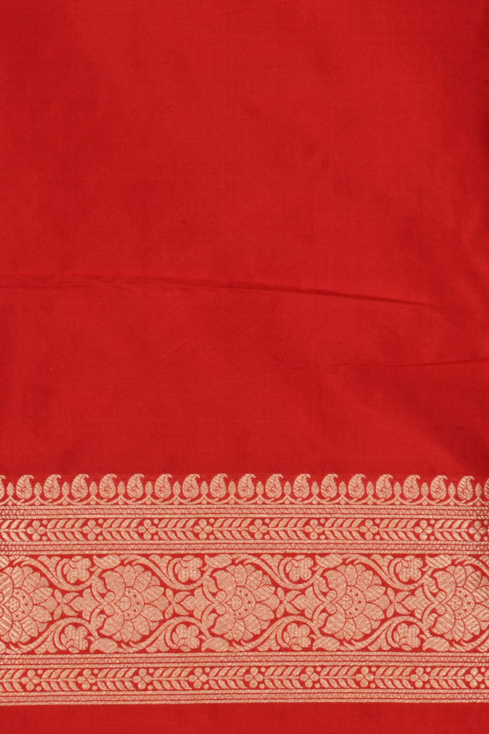Image of Banarasi Brocade Red Saree
