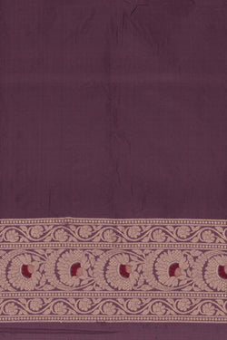 Image of Banarasi Brocade Mauve Saree