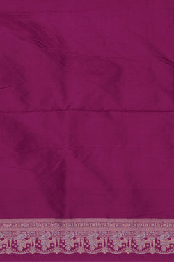 Image of Banarasi Brocade Purple Saree