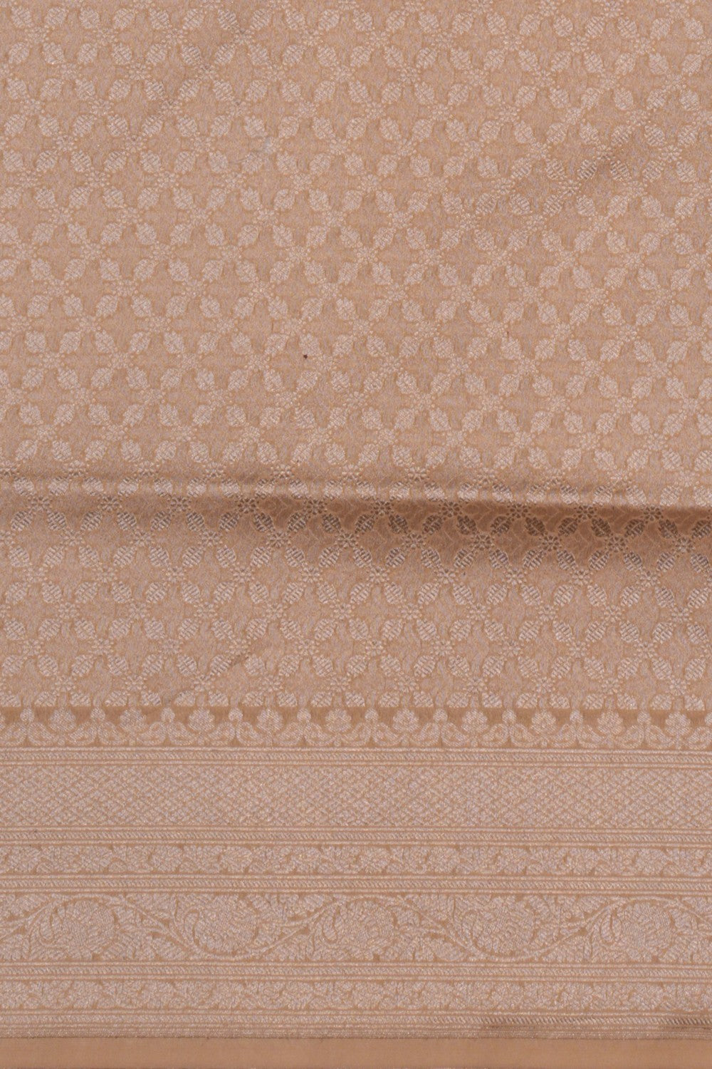 Banarasi Brocade Off-White Saree