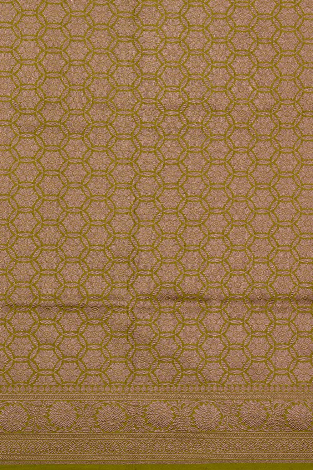 Image of Banarasi Brocade Green Saree