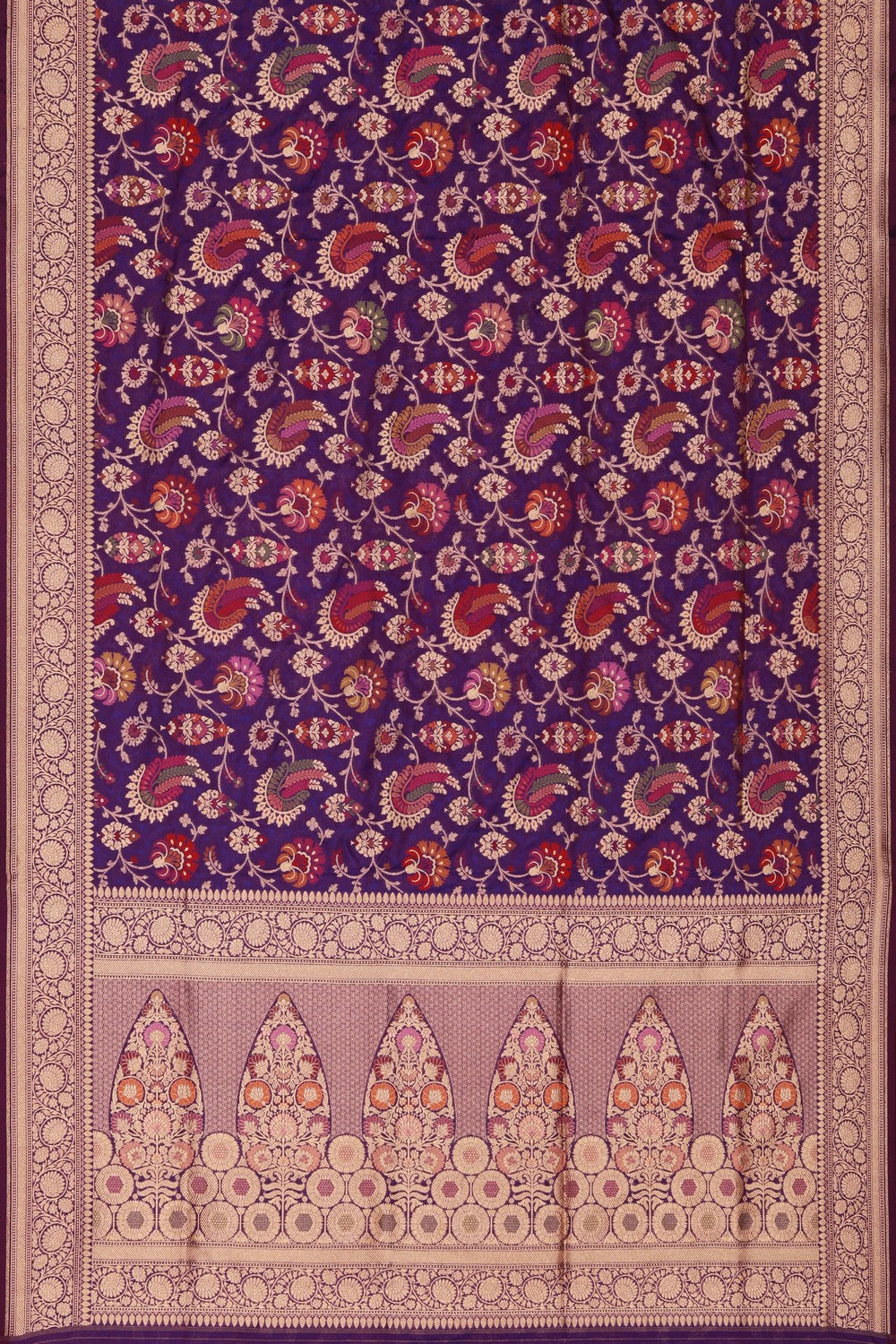 Image of Banarasi Purple Saree