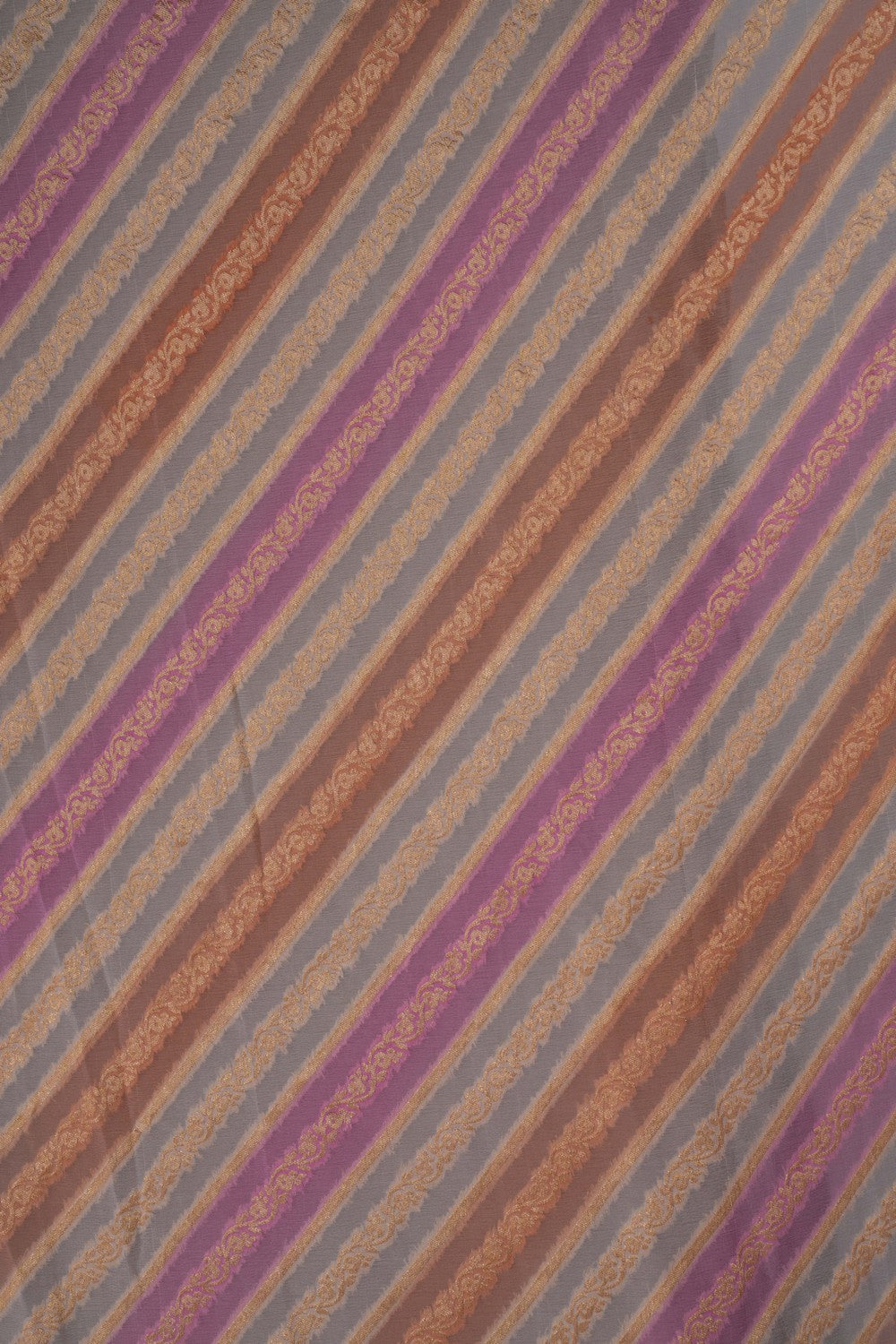 Image of Banarasi Georgette Off-White Saree