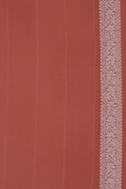Image of Banarasi Chiffon Peach Saree