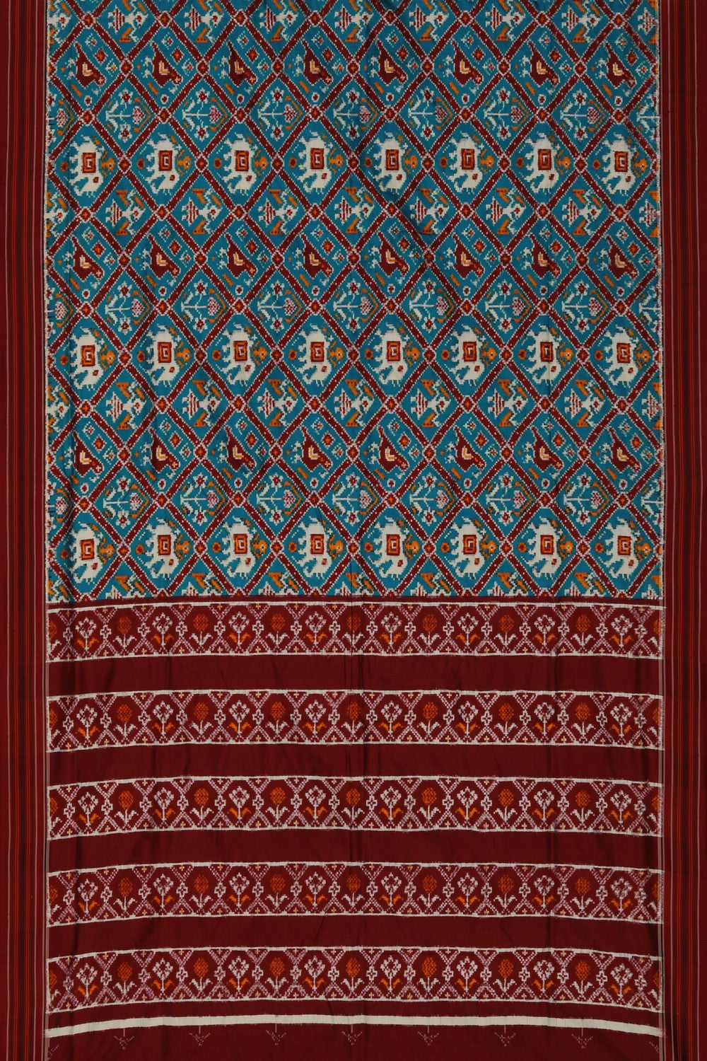 A Double Ikat Pochampally saree