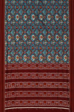 Image of A Double Ikat Pochampally saree