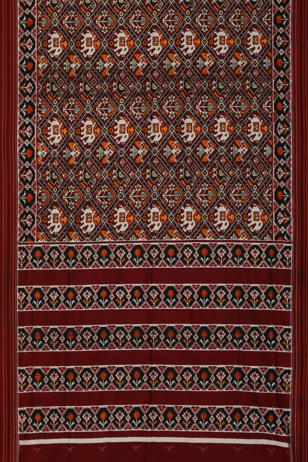 Image of A Double Ikat Pochampally saree