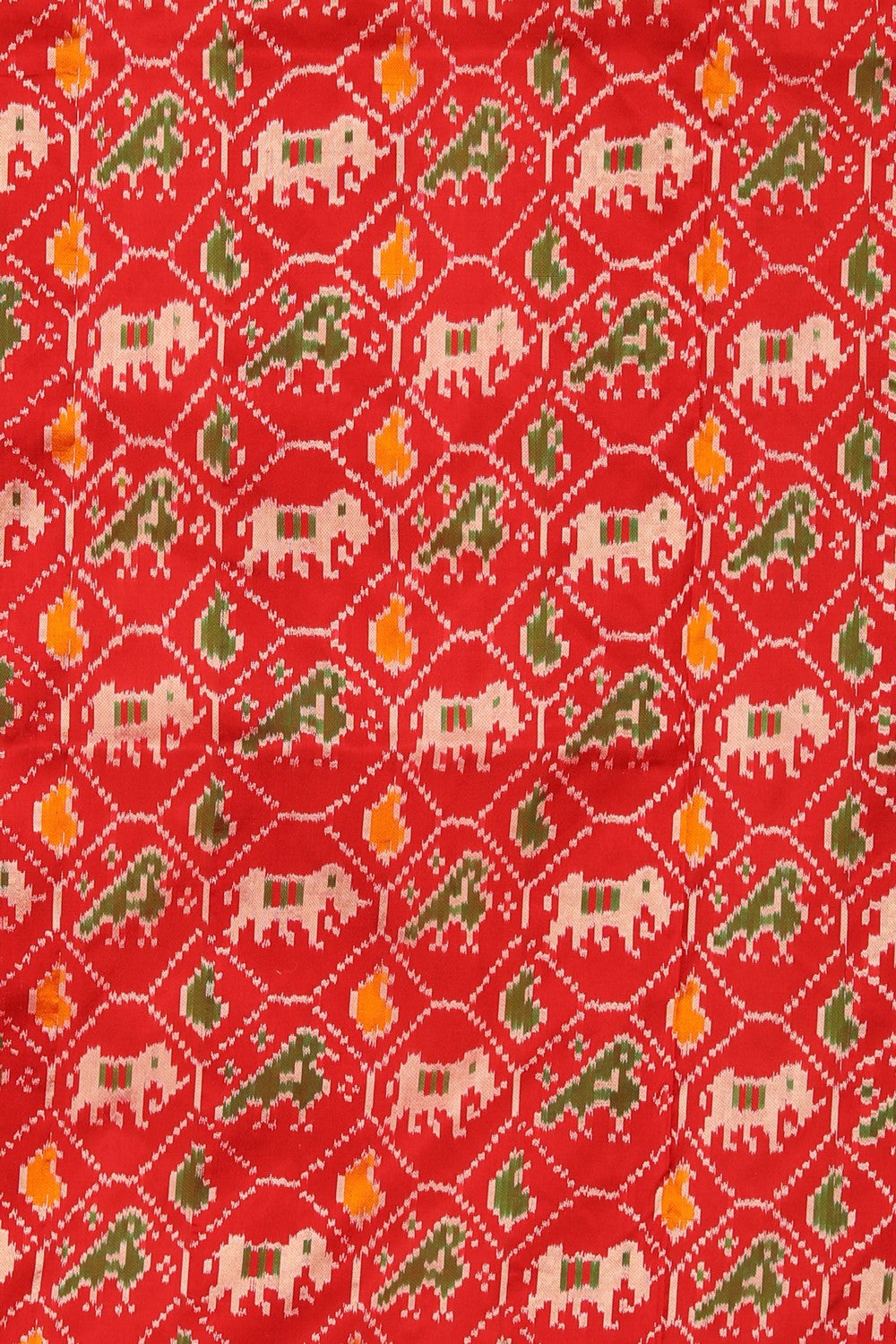 Image of Pochampally Ikat Silk Purple Saree