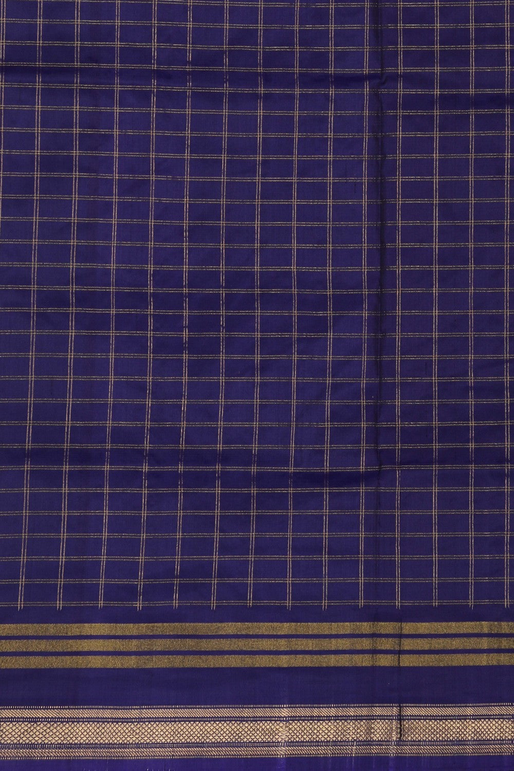 Pochampally Ikat Silk Sea Blue Saree