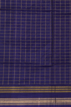 Image of Pochampally Ikat Silk Sea Blue Saree