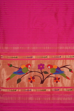 Image of Paithani Silk Pink Dupatta