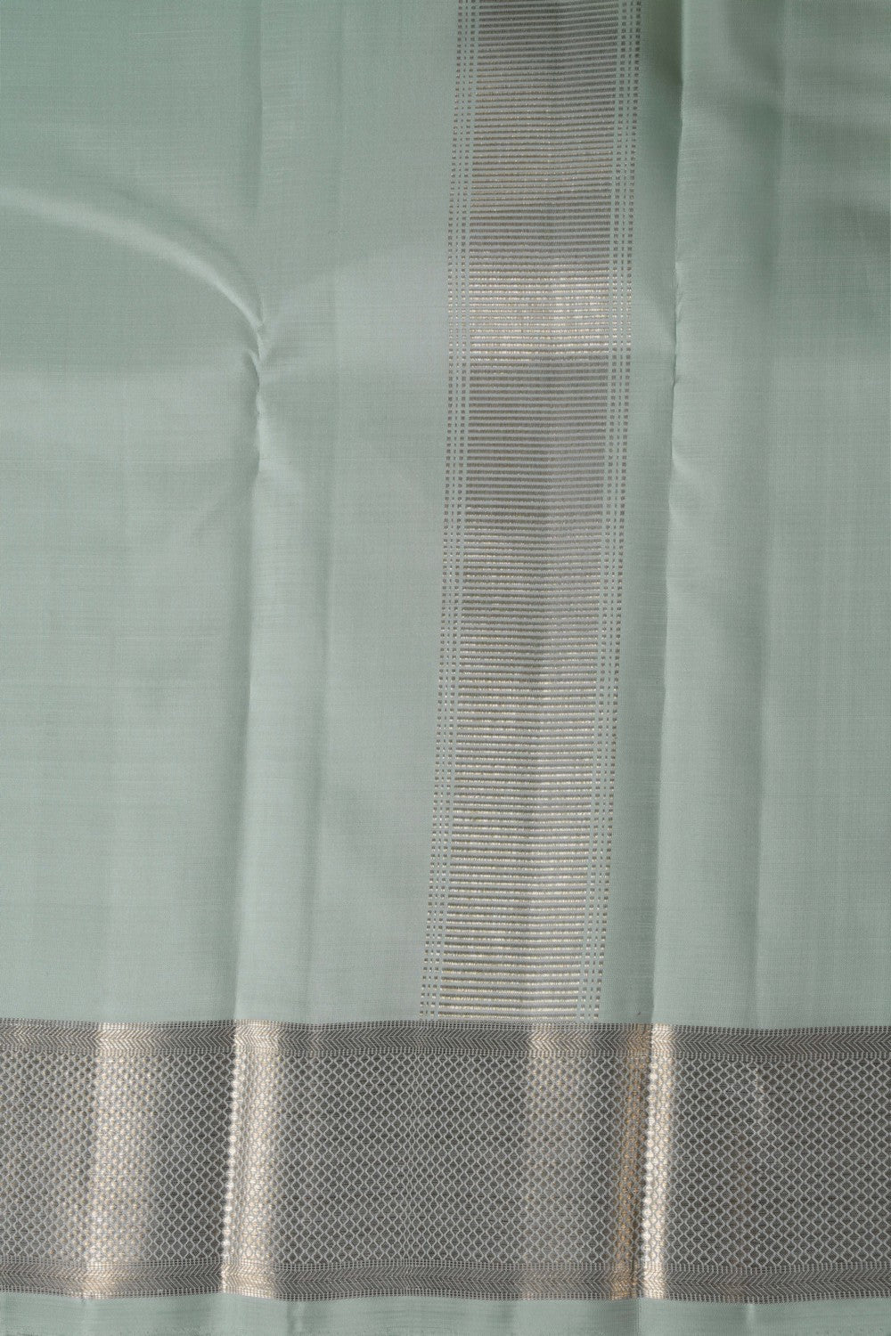 Arani Silk Pastel Green Dhoti With Kanduva (8 X 4)