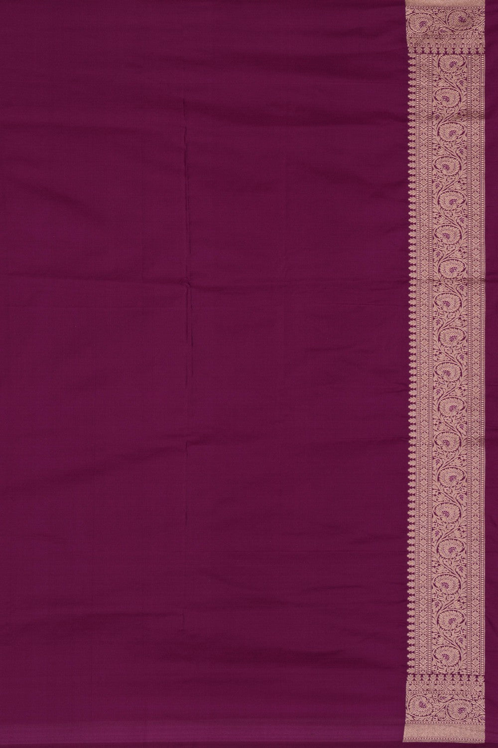 Image of Banarasi Katan Purple Saree