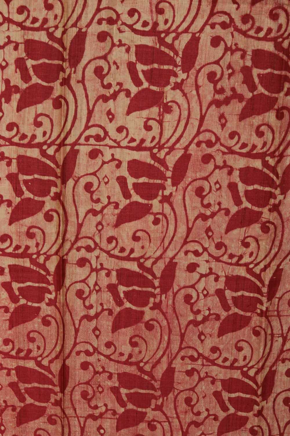 Image of A Batik Printed Silk Saree