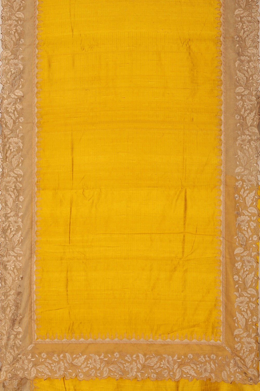 Tussar Embroidery Saree