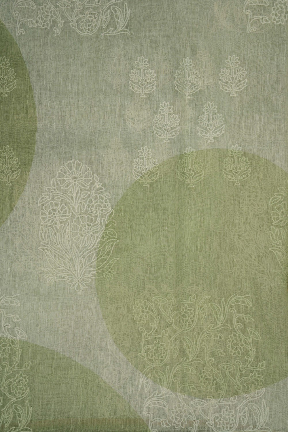 Linen Aqua Green Saree