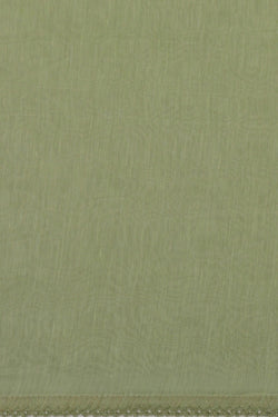 Image of Linen Aqua Green Saree